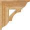Ekena Millwork Westlake Traditional Rough Sawn Bracket, Western Red Cedar, 6"W x 20"D x 20"H BKT06X20X20WTL01RWR - alternate 4